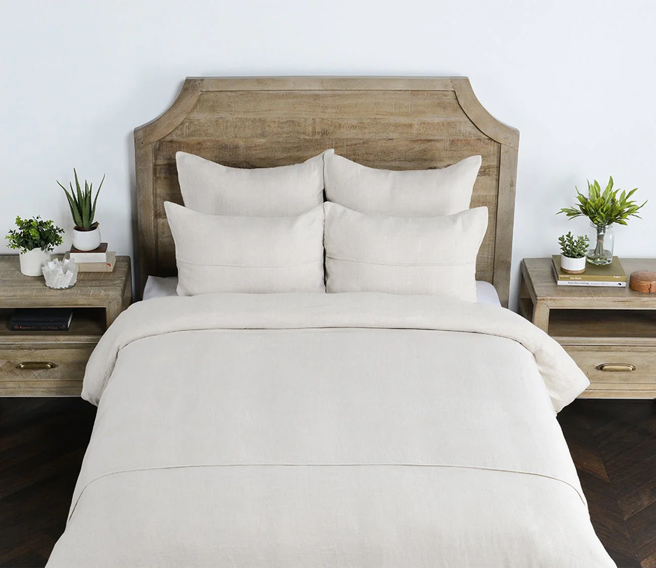 Villa by Classic Home Beaumont Cloud Linen Pillow Sham - Image 3