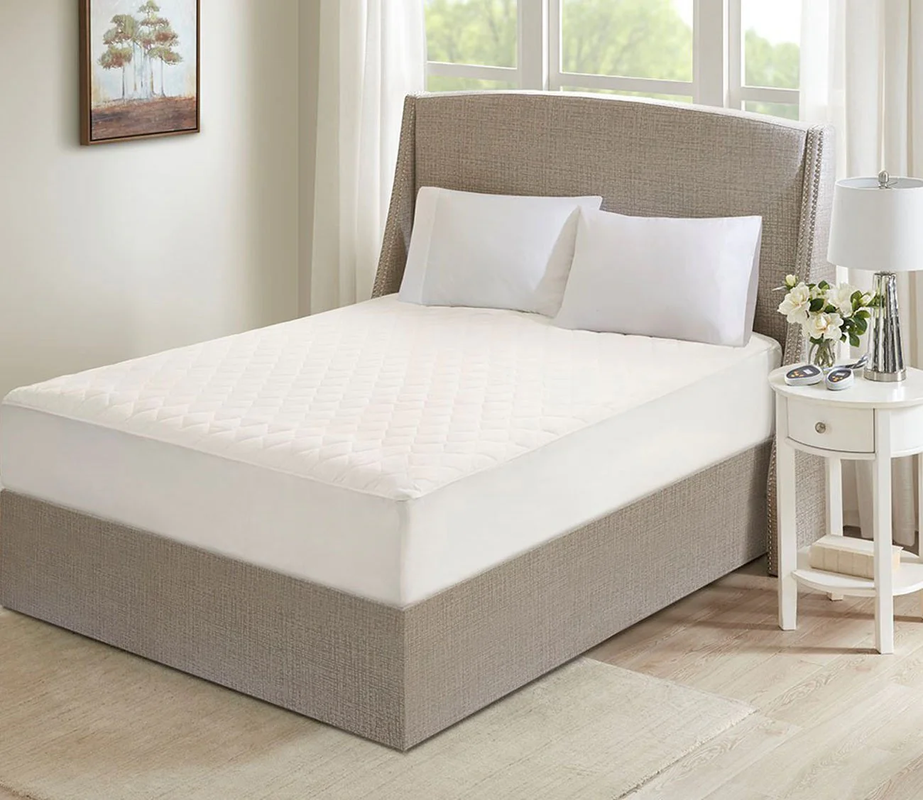 Beautyrest Cotton Deep Pocket Heated Mattress Pad - Image 3