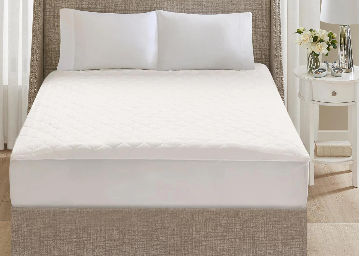 Beautyrest Cotton Deep Pocket Heated Mattress Pad - Image 4