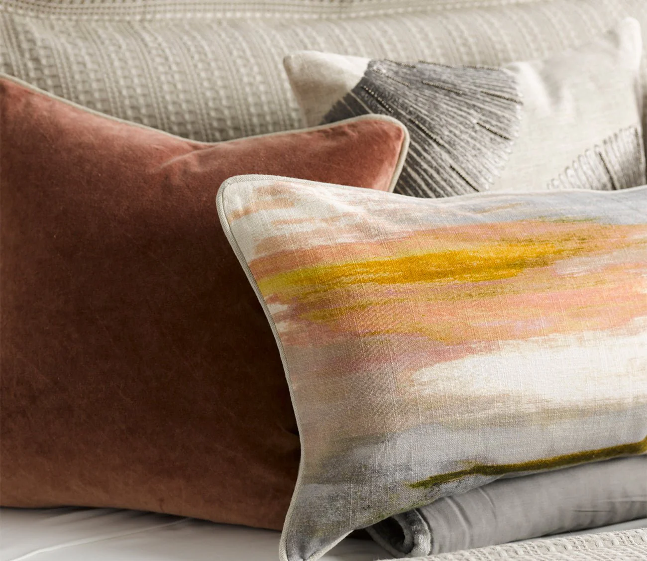 Villa by Classic Home Mason Taupe Pillow Sham - Image 4