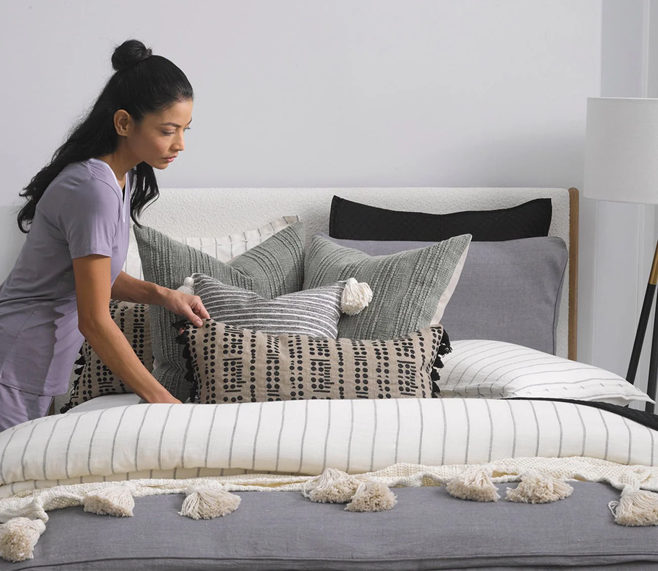 Villa by Classic Home Veda Knit Throw Blanket - Image 8
